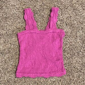 Pink Republic Magenta Lace Tank Top